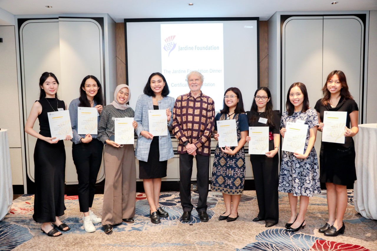 Invest in Talents: Congratulations to the 2025 Jardine Foundation Scholarship recipients from Indonesia.